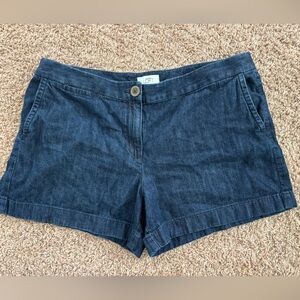 LOFT Women's Jean Shorts - Deep Blue